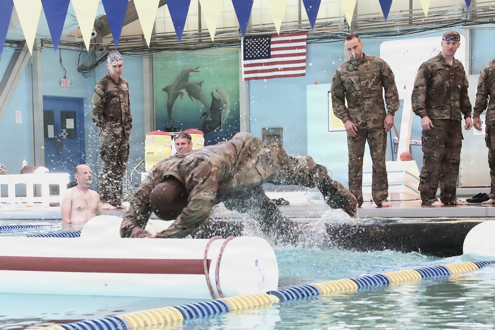 U.S. CIOR MILITARY COMPETITION TEAM UTILITY SWIMMING PRACTICE AT JB MDL