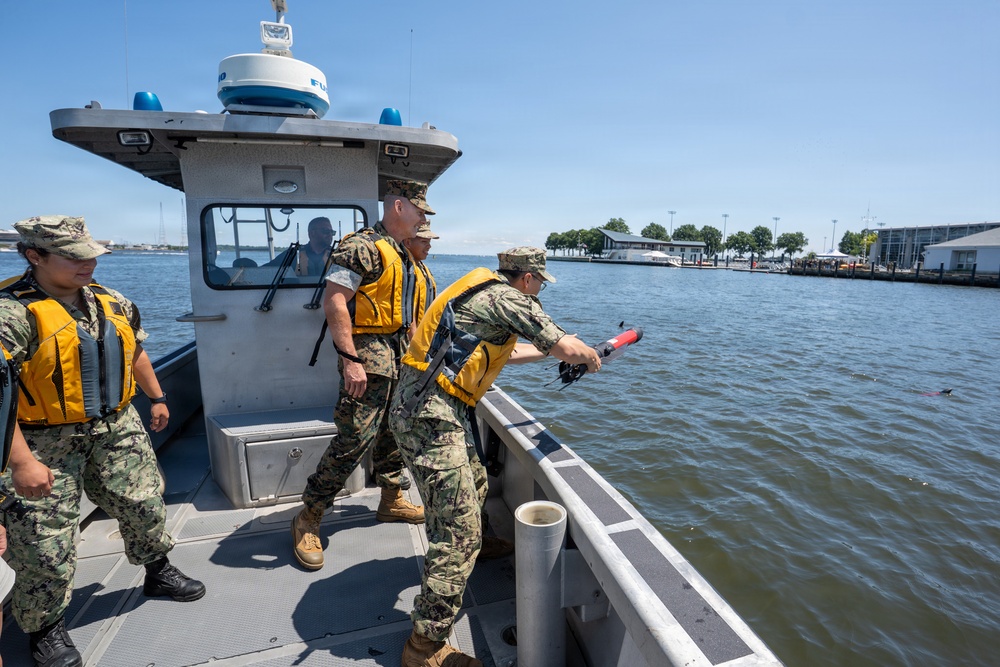 U.S. Naval Academy Midshipmen participate in summer training ashore and aboard Yard Patrol (YP) craft as part of the U.S. Naval Academy's “YP NEXT” effort