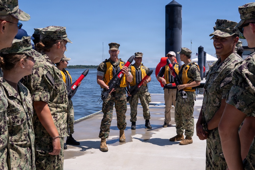 U.S. Naval Academy midshipmen participate in summer training ashore and aboard Yard Patrol (YP) craft as part of the U.S. Naval Academy's “YP NEXT” effort