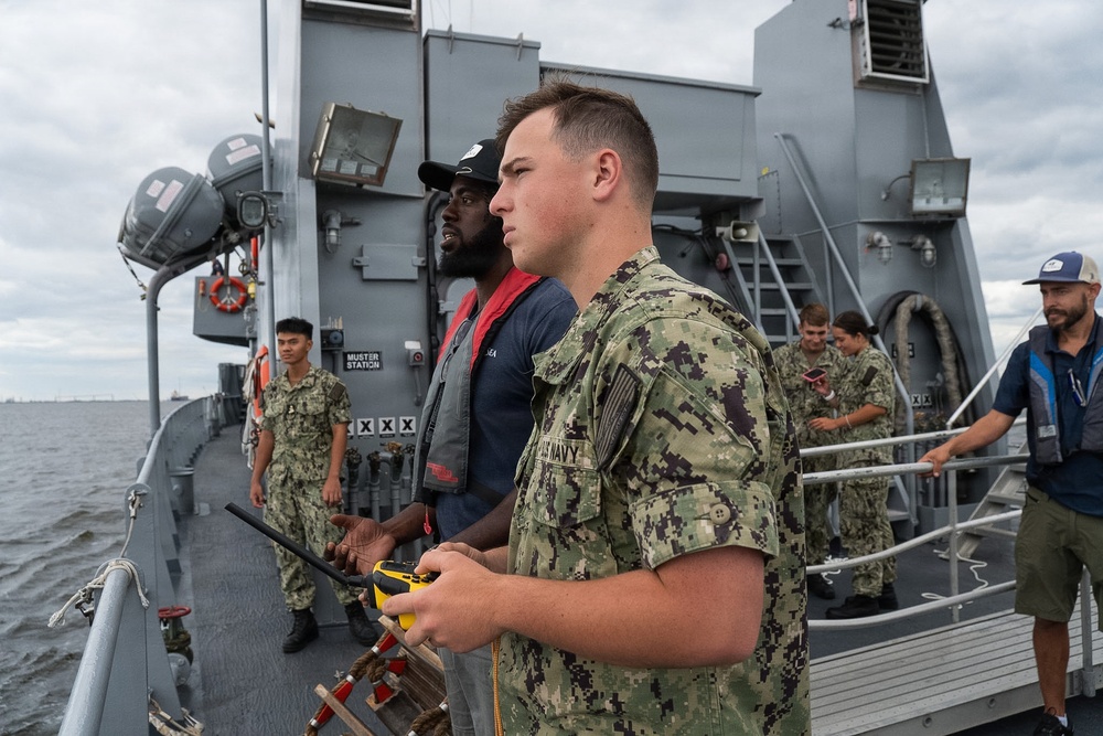 U.S. Naval Academy midshipmen participate in summer training ashore and aboard Yard Patrol (YP) craft as part of the U.S. Naval Academy's “YP NEXT” effort