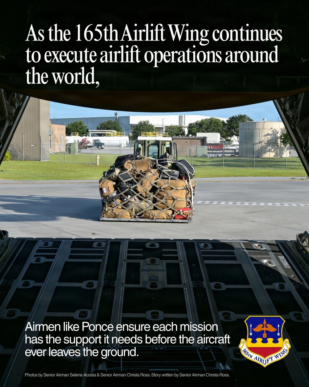 The Groundwork Behind Air Mobility: 165th Airlift Wing Airman explains Air Transportation’s role in readiness