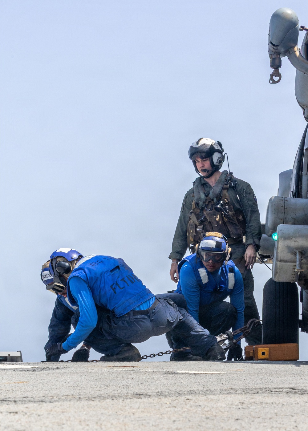 Flight Operations Aboard USS Ross (DDG 71)