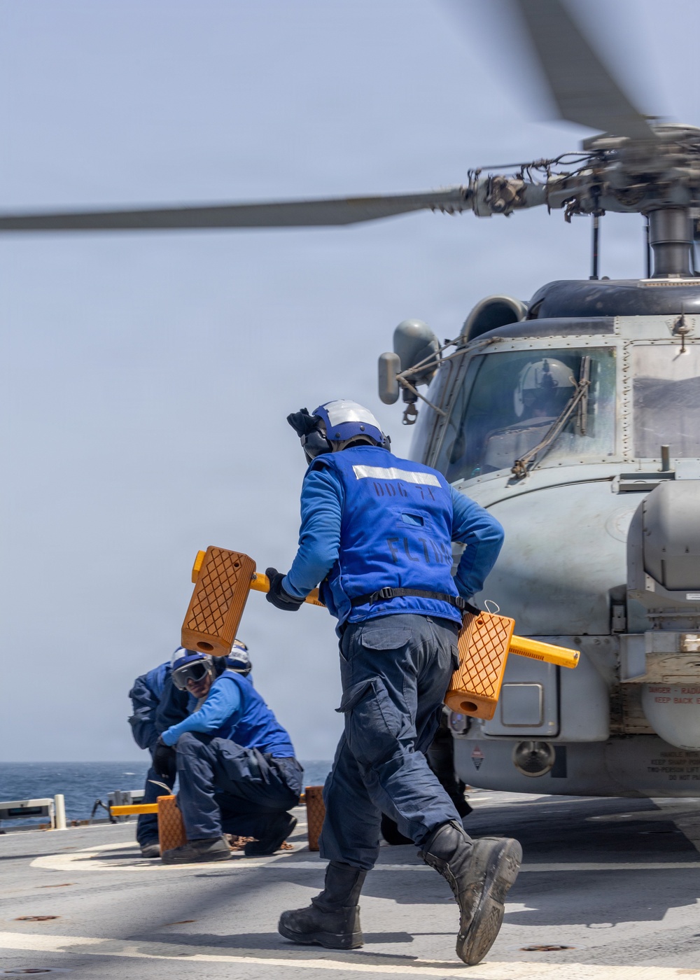 Flight Operations Aboard USS Ross (DDG 71)
