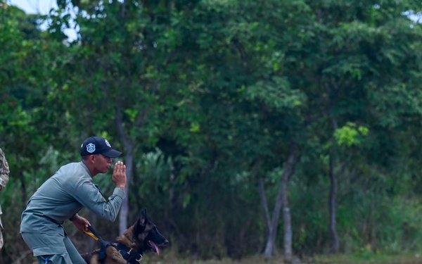 Joint Task Force-Bravo conducts military working dogs bilateral training with Panama’s Policía Nacional