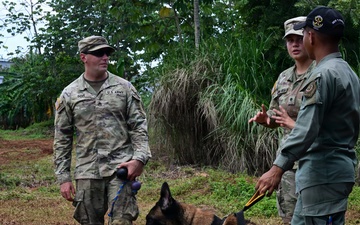 Joint Task Force-Bravo conducts military working dogs bilateral training with Panama’s Policía Nacional