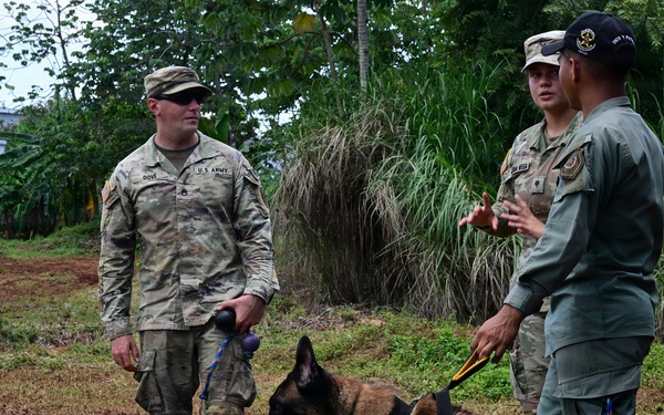 Joint Task Force-Bravo conducts military working dogs bilateral training with Panama’s Policía Nacional