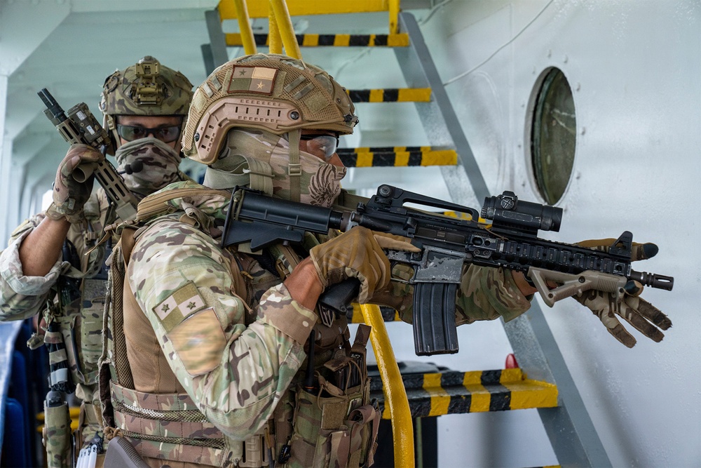 MSRT West and partner forces strengthen maritime interoperability during PANAMAX 2026, Exercise aboard Atlas