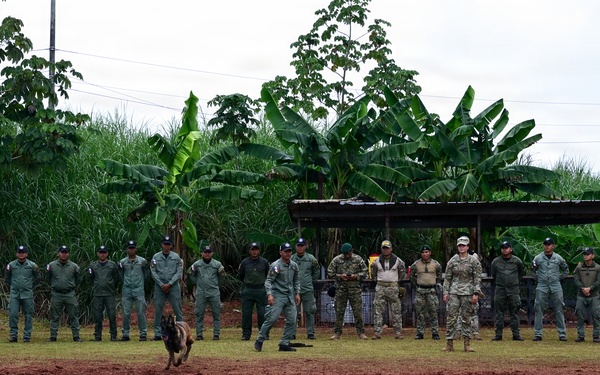 Joint Task Force-Bravo conducts military working dogs bilateral training with Panama’s Policía Nacional