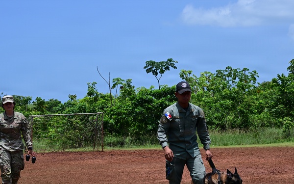 Joint Task Force-Bravo conducts military working dogs bilateral training with Panama’s Policía Nacional