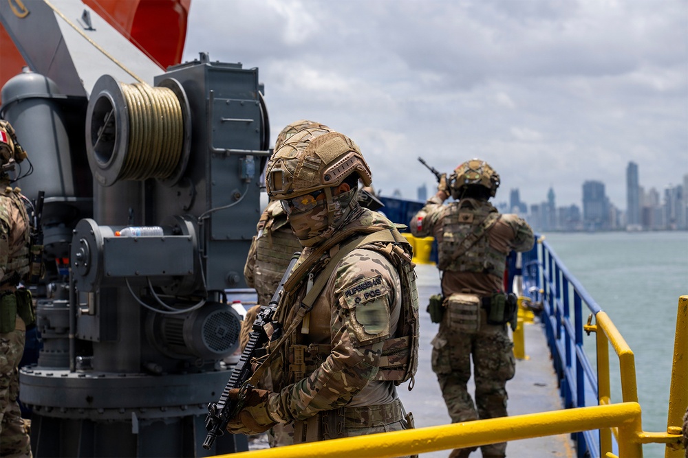 MSRT West and partner forces strengthen maritime interoperability during PANAMAX 2026, Exercise aboard Atlas