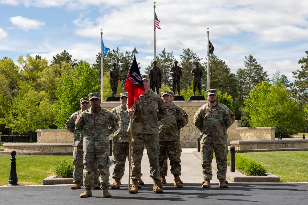 Soldiers Stand in Formation