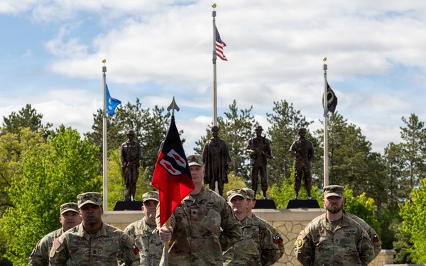Soldiers Stand in Formation