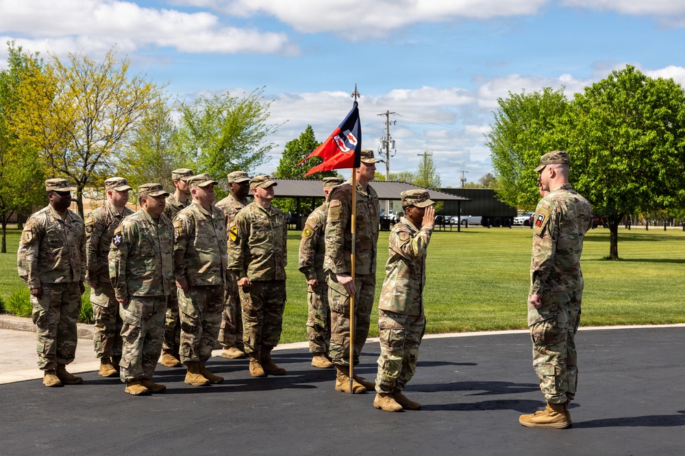 Incoming Commander Takes Charge of Formation