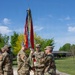 Brigade Commander Passes Guidon to Incoming Commander