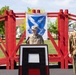 Outgoing Commander Speaks to Audience