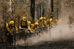JBLM Soldiers support wildland fire suppression in Inchelium, WA