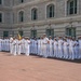 U.S. Naval Academy Plebe Parent Weekend kicks off with Noon Meal Formation