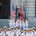 U.S. Naval Academy Plebe Parent Weekend kicks off with Noon Meal Formation