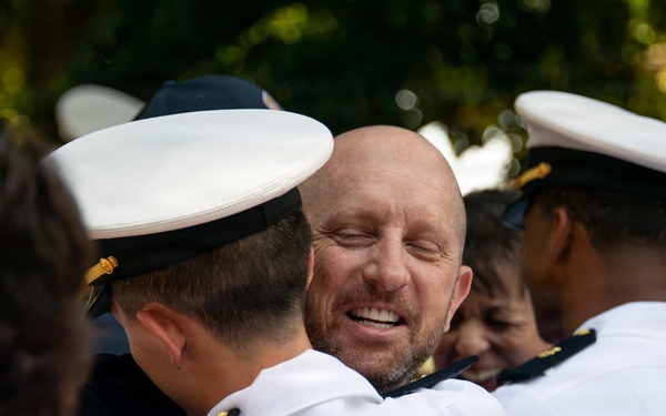 U.S. Naval Academy Plebe Parent Weekend kicks off with Noon Meal Formation
