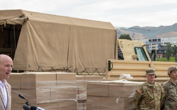 Utah National Guard Helps Deliver Care Packages to Deployed Families