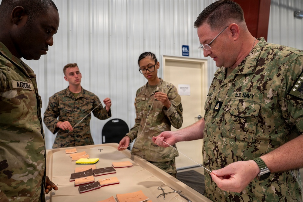Joint service Northern Strike 26-2 participants train on expeditionary mortuary skillsets