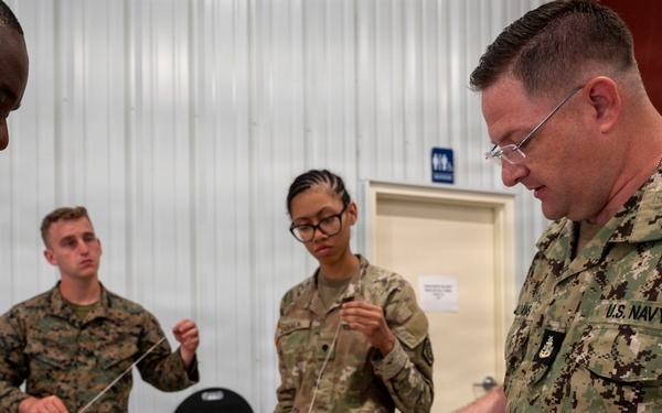 Joint service Northern Strike 26-2 participants train on expeditionary mortuary skillsets