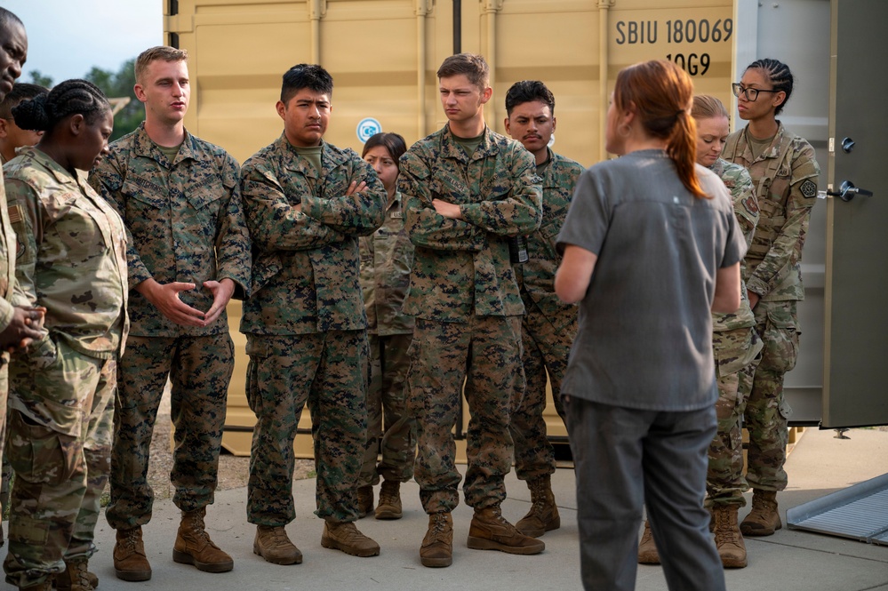 Joint service Northern Strike 26-2 participants train on expeditionary mortuary skillsets