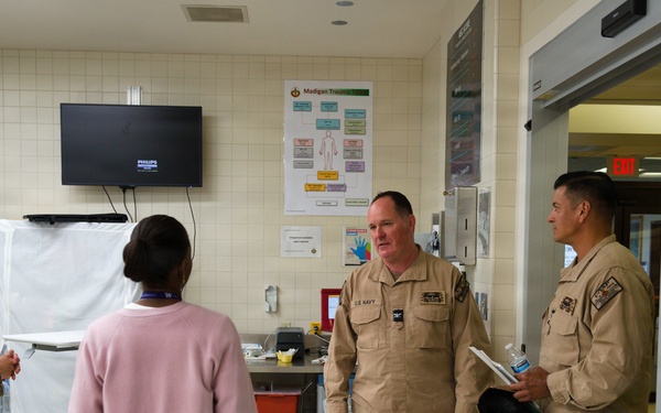 Pacific Fleet and Northwest Navy Medical Leaders Tour Madigan Army Medical Center