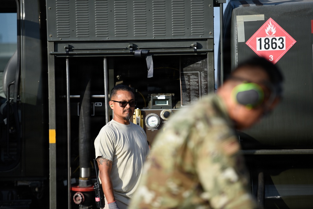 163d POL - Fuel Truck Inspections Support Refueling Operations