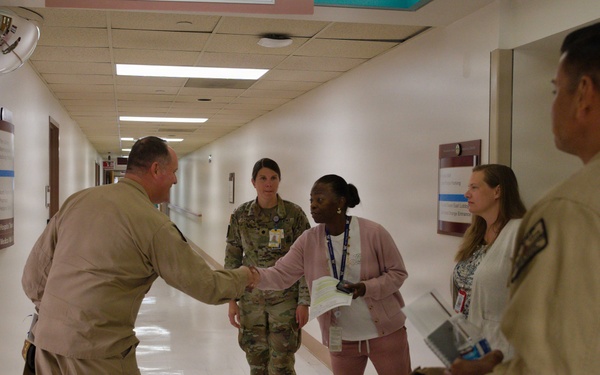 Pacific Fleet and Northwest Navy Medical Leaders Tour Madigan Army Medical Center