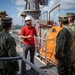 Military Sealift Command Reservists conduct shipboard familiarization and equipment training