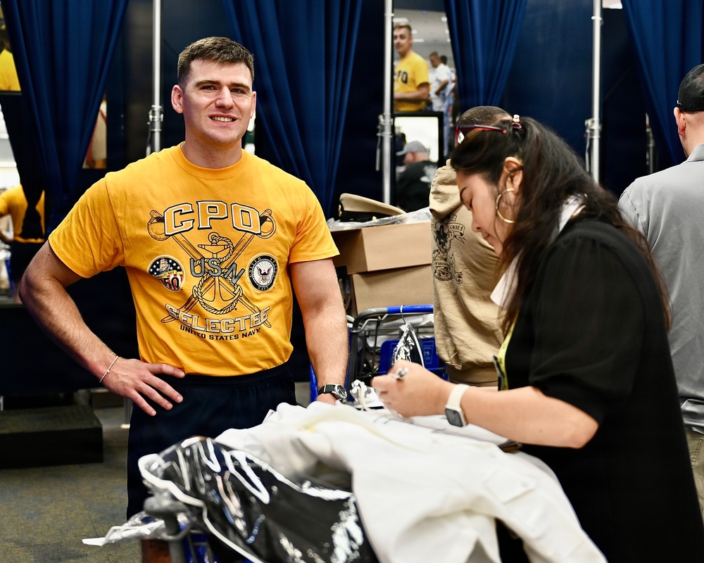 FY27 Chief Petty Officer Selectees Uniform Fitting