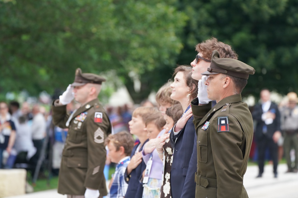 First Army Color Guard supports rededication ceremony of President Herbert Hoover Presidential Library and Museum