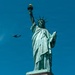 Thunderbirds fly over Statue of Liberty