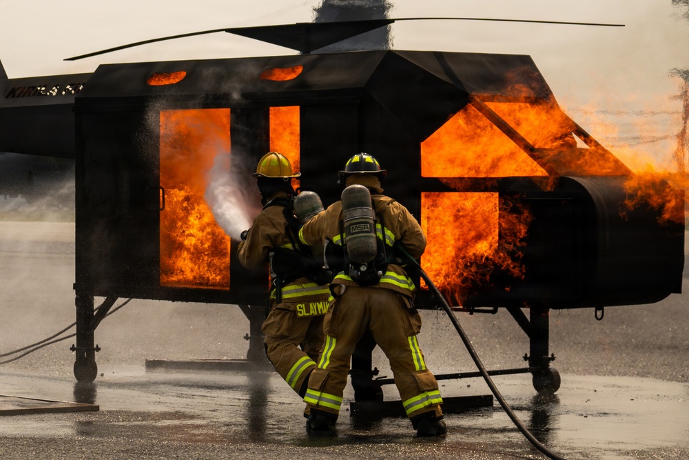 Fire and Emergency Services Annual Aircraft Live-Fire Training