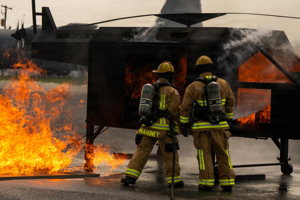Fire and Emergency Services Annual Aircraft Live-Fire Training
