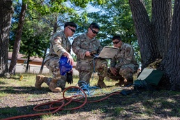 Combat communications Airmen build a radio frequency kit
