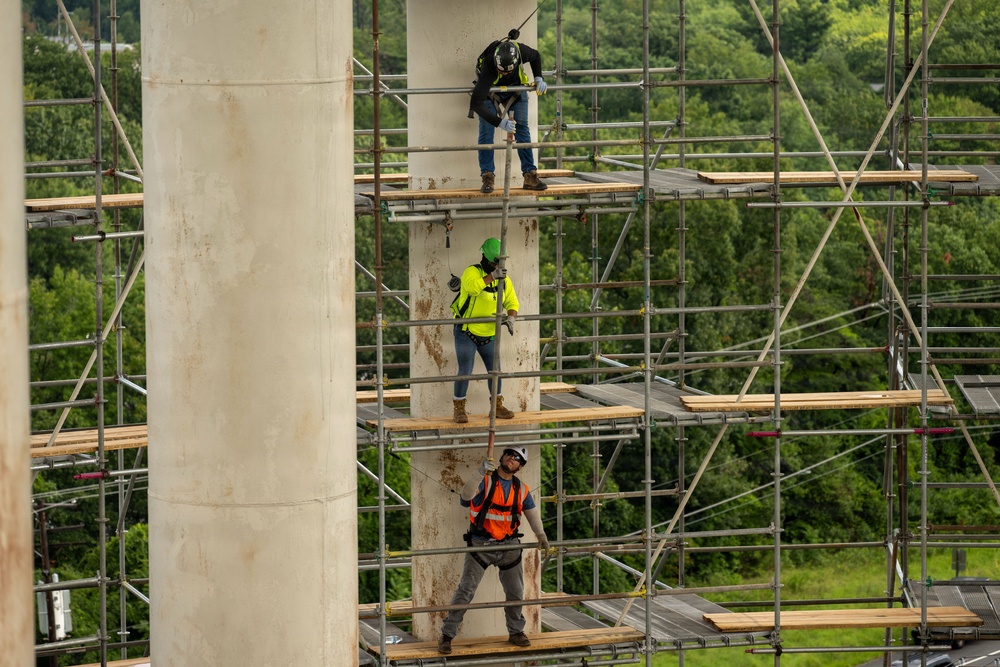Washington Suburban Sanitary Commission works on JBA Water Tower
