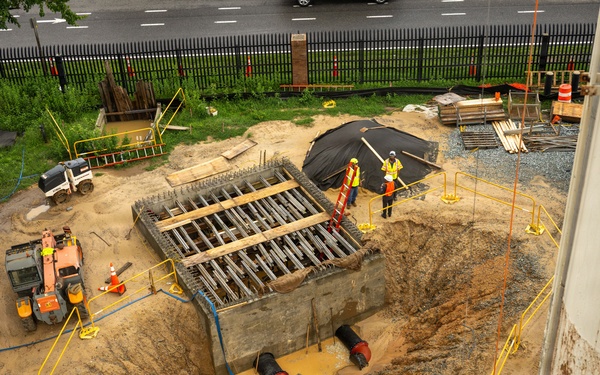 Washington Suburban Sanitary Commission works on JBA Water Tower