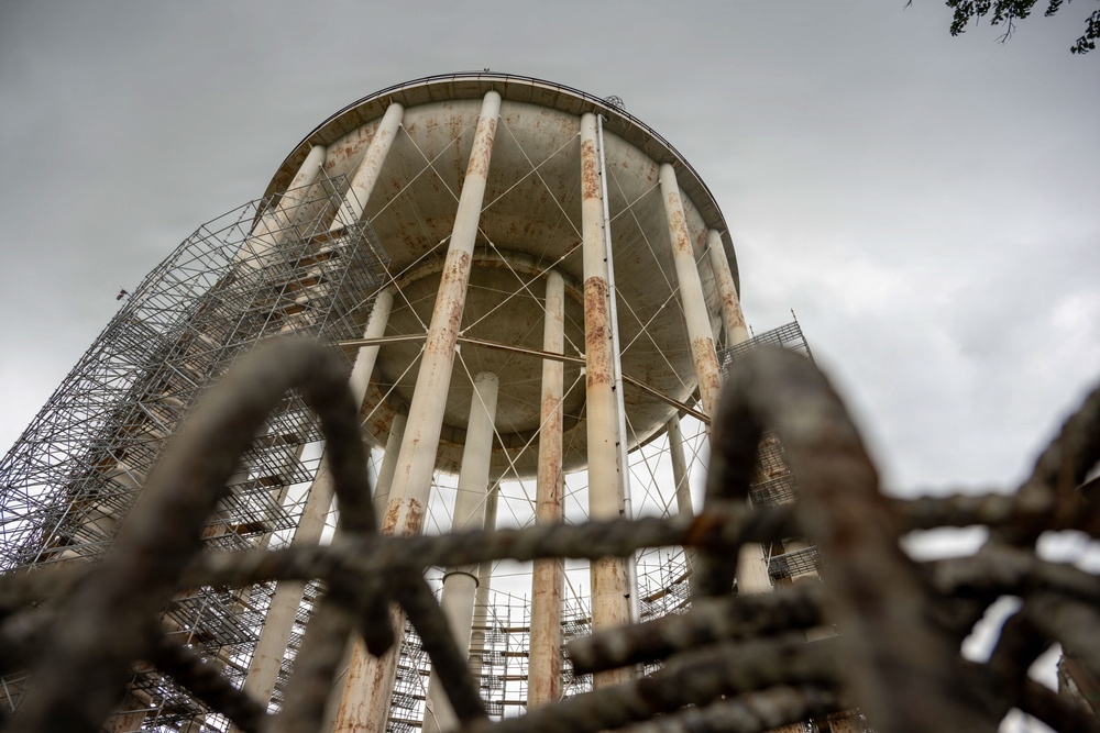 Washington Suburban Sanitary Commission works on JBA Water Tower