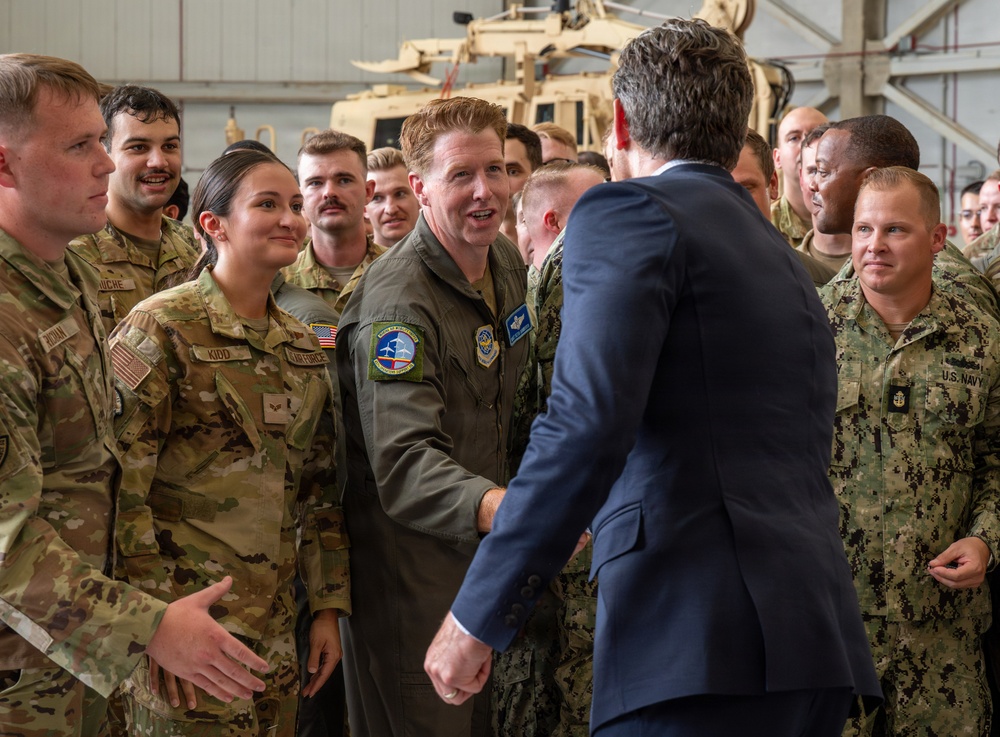 Secretary of War Pete Hegseth Visits Joint Base Lindsey Graham