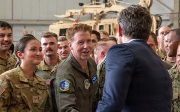 Secretary of War Pete Hegseth Visits Joint Base Lindsey Graham