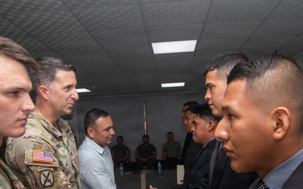 U.S. Service members and Panamanian Security Institutions work together during the International Officers Tactical Intelligence Course