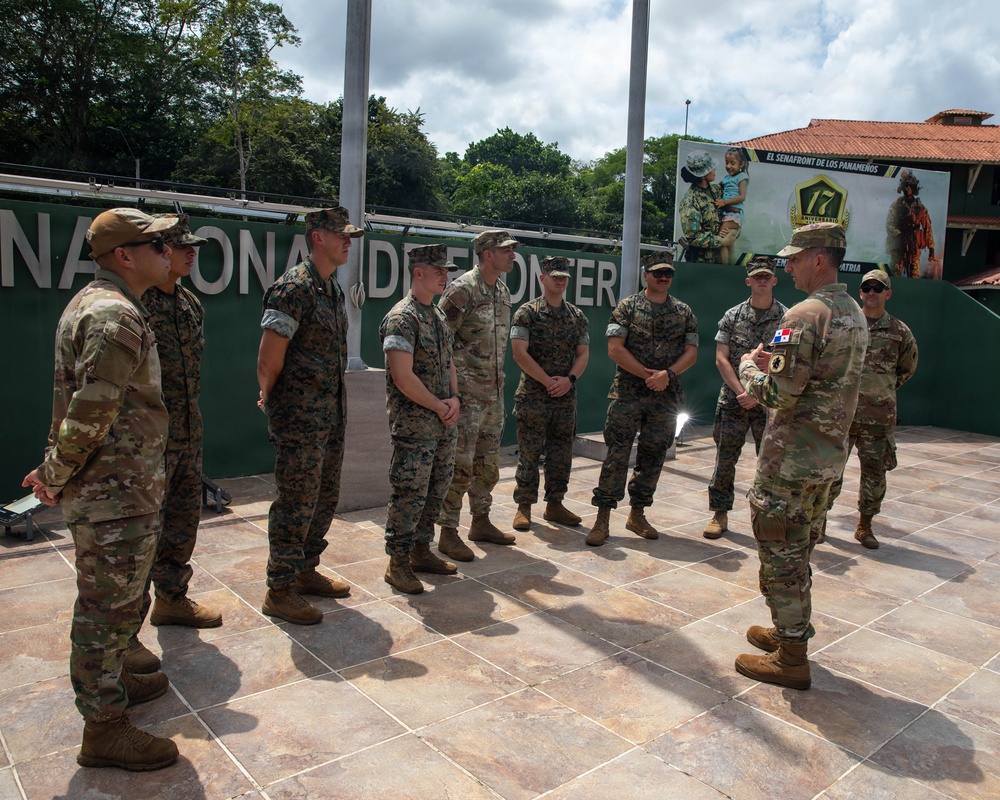 U.S. Service members and Panamanian Security Institutions work together during the International Officers Tactical Intelligence Course