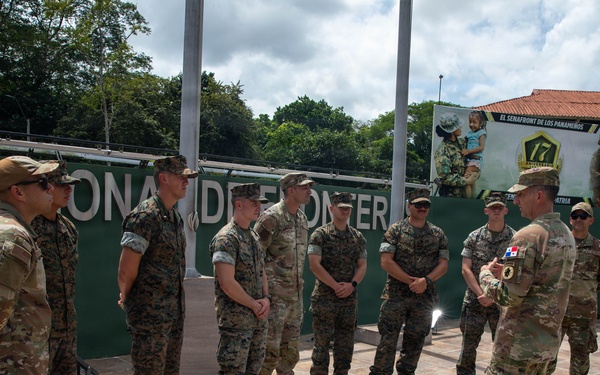 U.S. Service members and Panamanian Security Institutions work together during the International Officers Tactical Intelligence Course