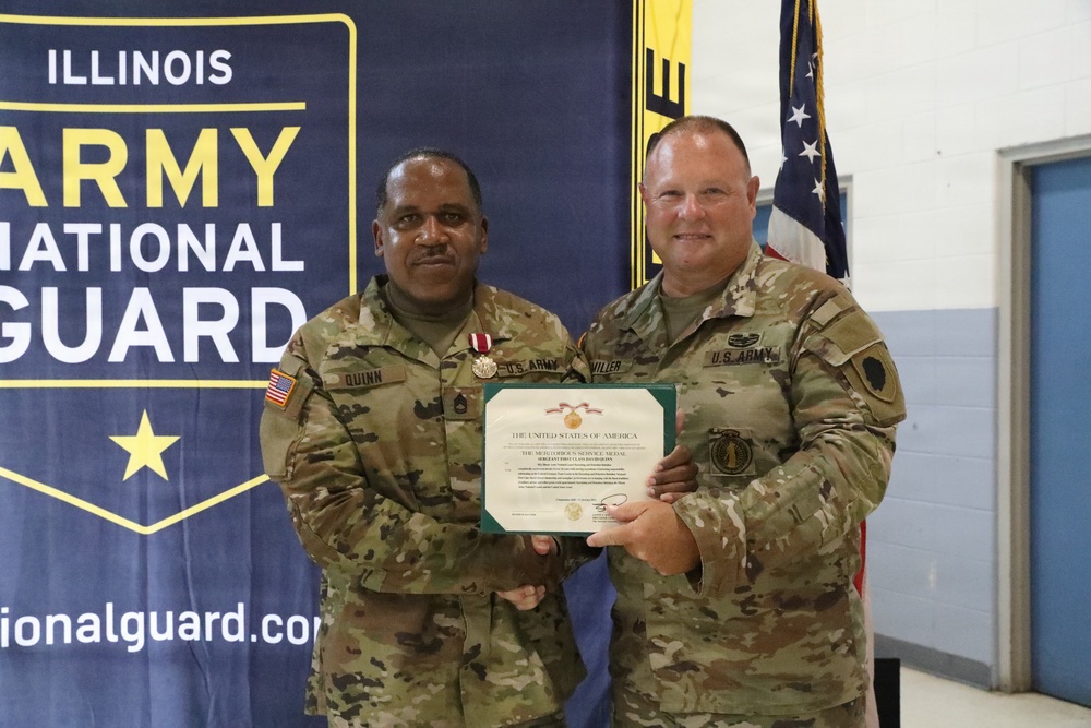 Quinn Honored for Nearly 3 Decades of Service and ‘Creating a Family’ of Soldiers