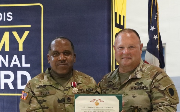 Quinn Honored for Nearly 3 Decades of Service and ‘Creating a Family’ of Soldiers