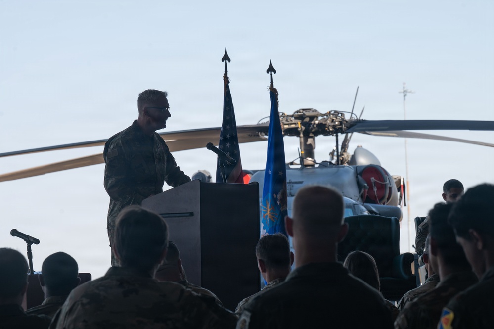 55th Rescue Generation Squadron inactivation ceremony