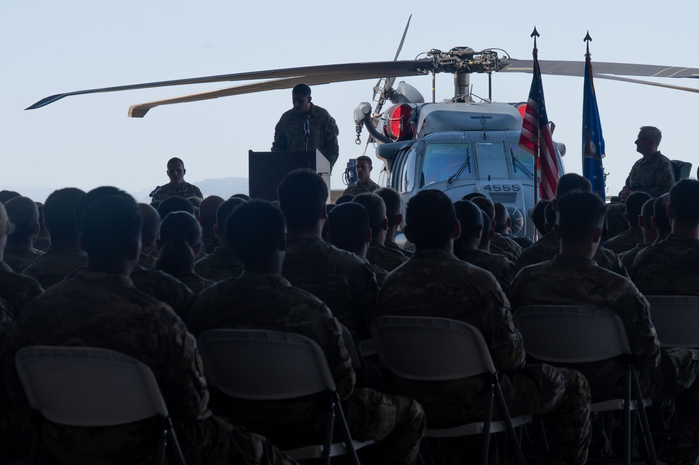 55th Rescue Generation Squadron inactivation ceremony