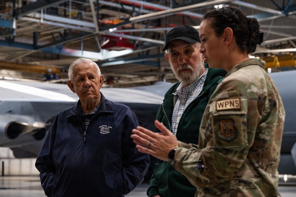 Vietnam Veteran Revisits B-52H During Minot AFB Tour